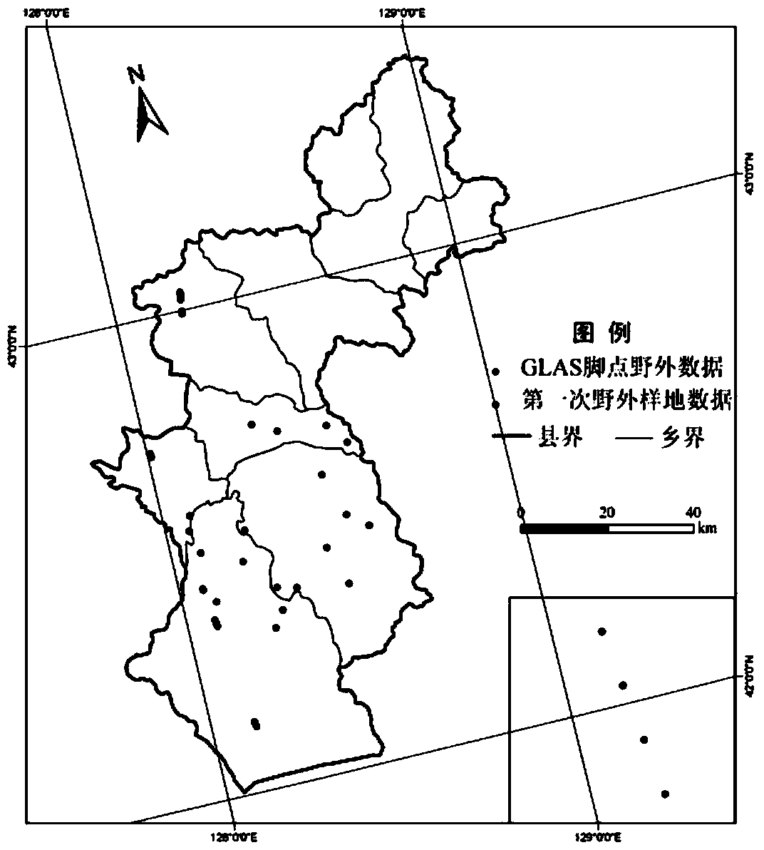 Regional scale forest canopy height remote sensing retrieval method