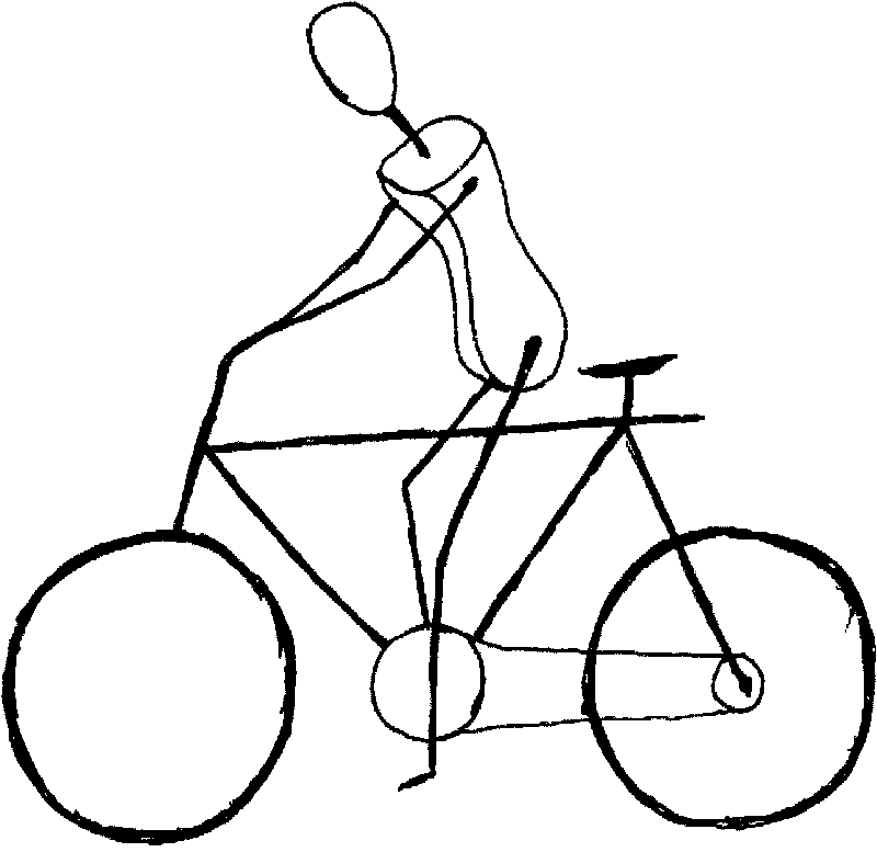 Force-assisted bicycle accelerating method