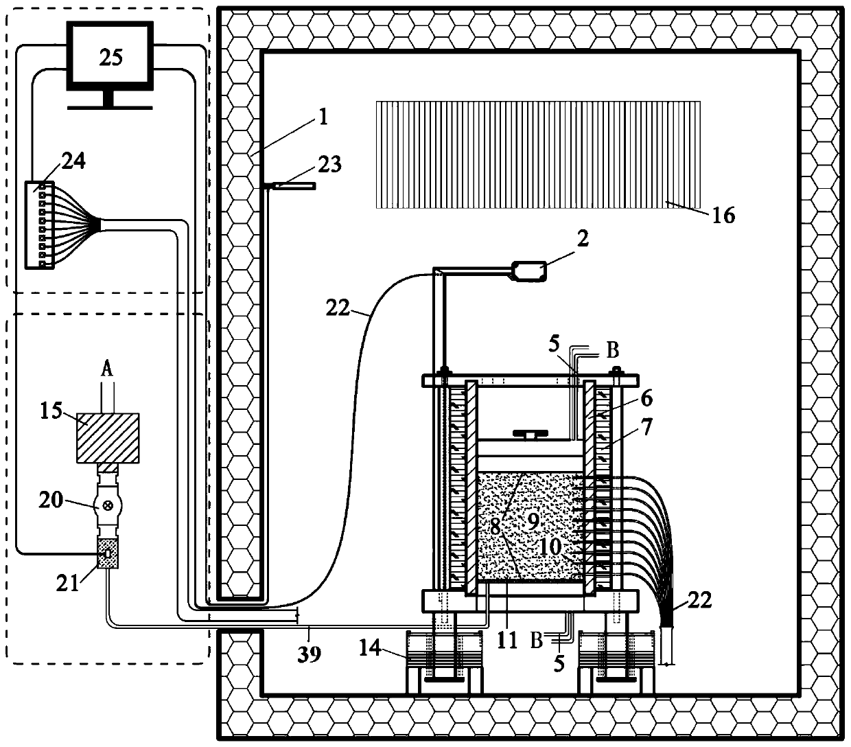 Automatic monitoring system for high-precision soil frost heaving process