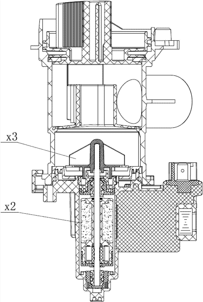 Draining pump rotor starting mechanism, draining pump motor and draining pump