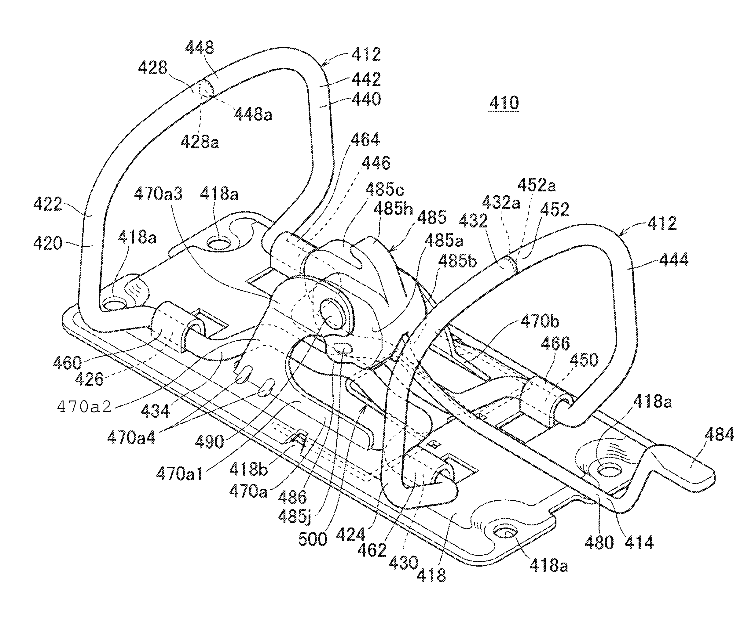 Binding device for files and binders