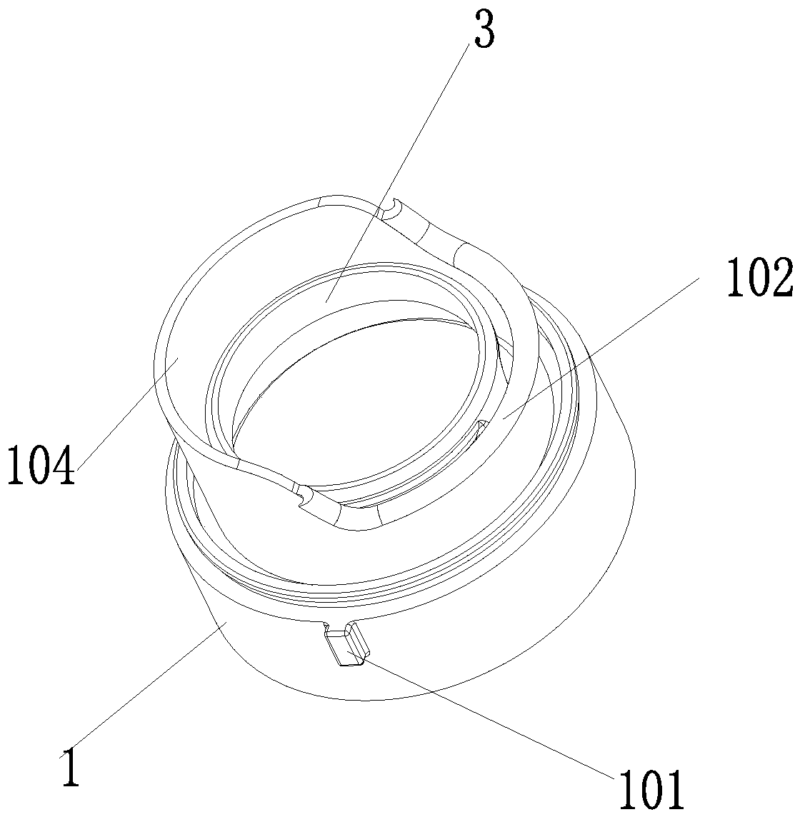 a lid that turns to open