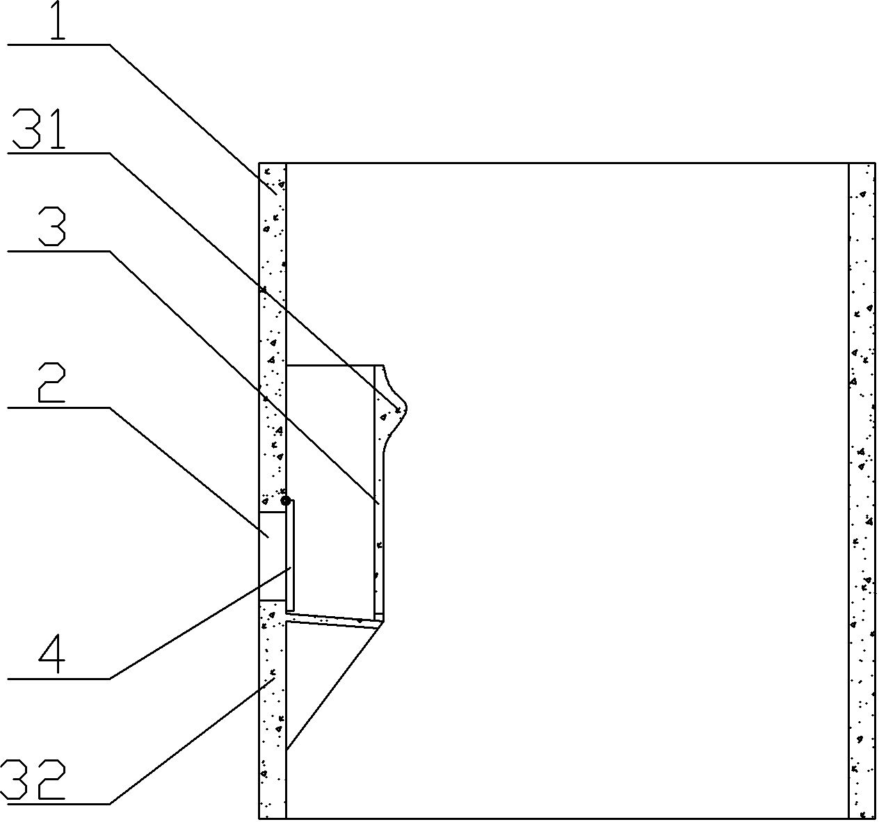 Blow-in preventive prefabricated smoke flue