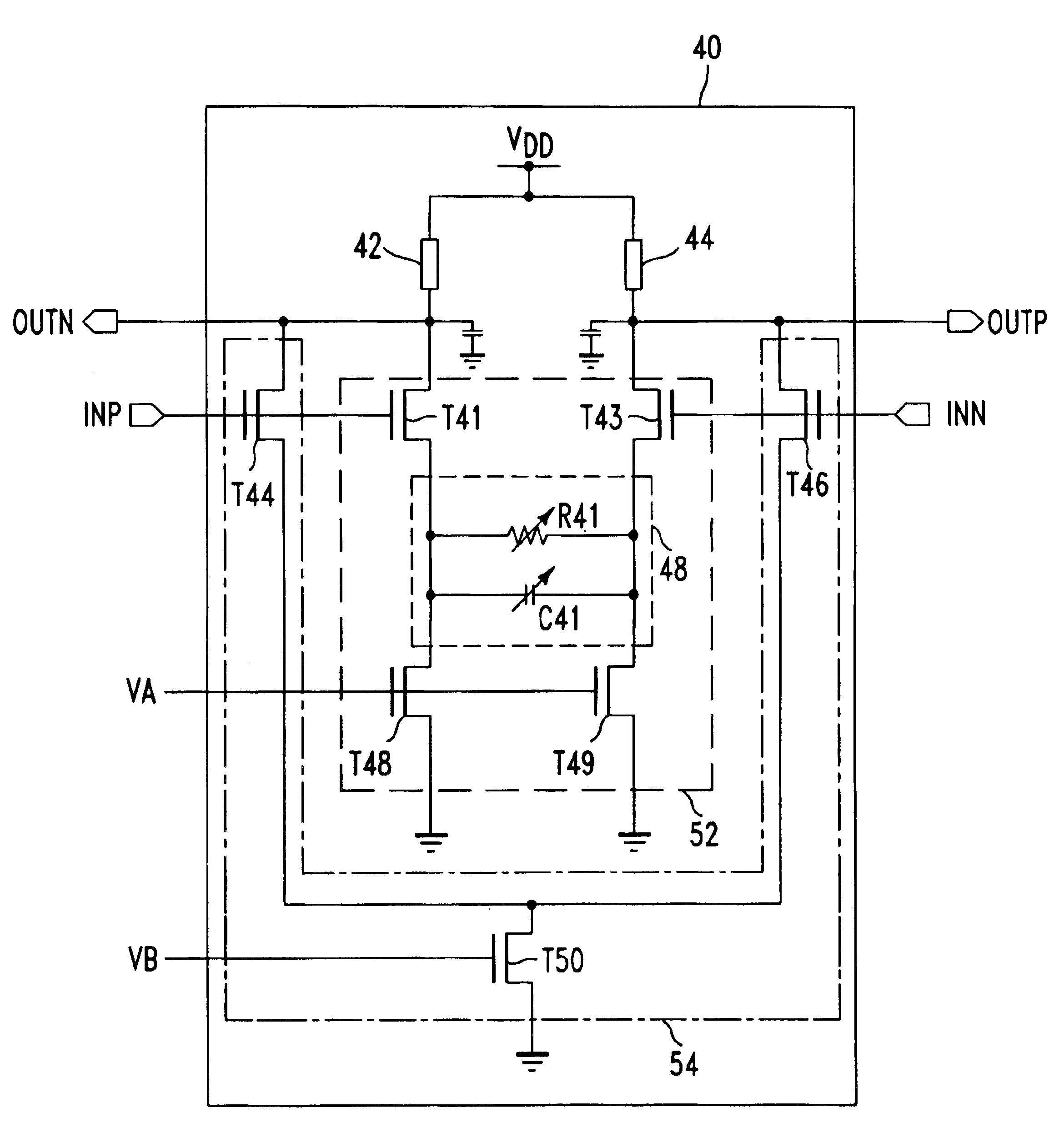 Programmable peaking receiver and method