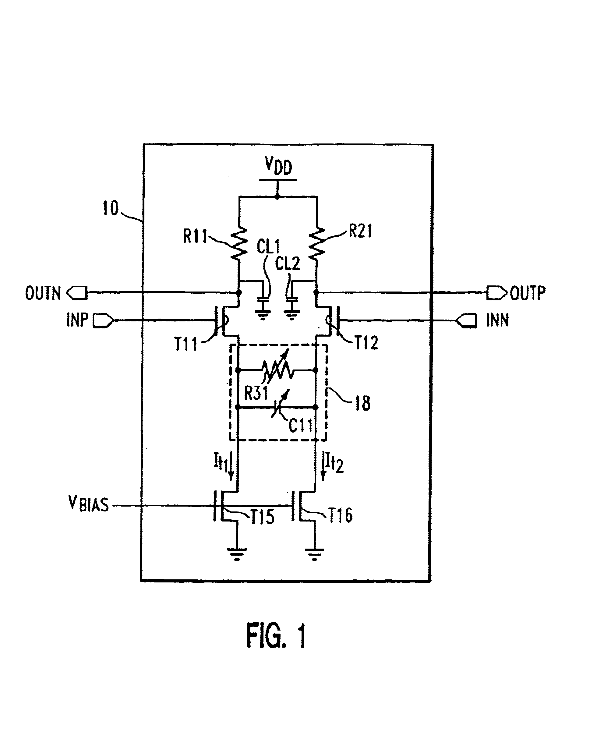 Programmable peaking receiver and method