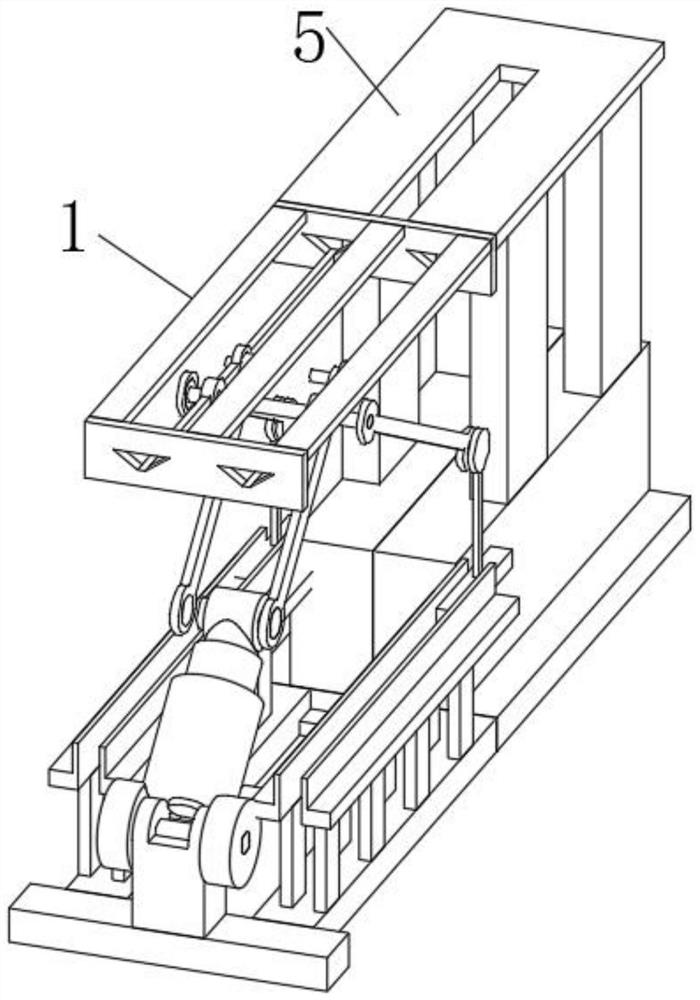 Stepping type hydraulic trestle for large-span inverted arch construction