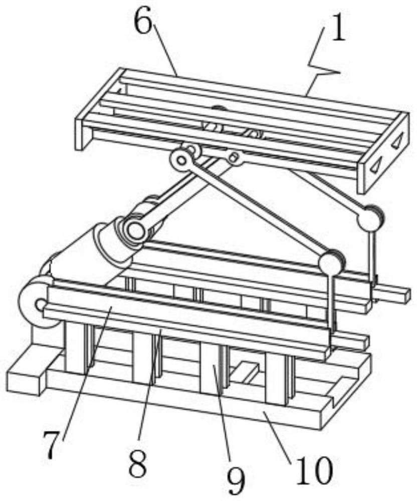 Stepping type hydraulic trestle for large-span inverted arch construction