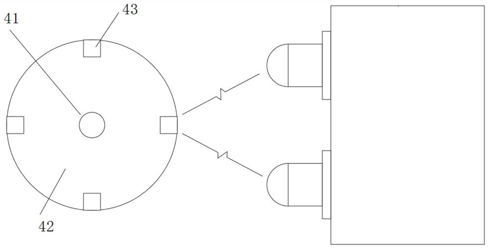 Motor rotating speed measuring device