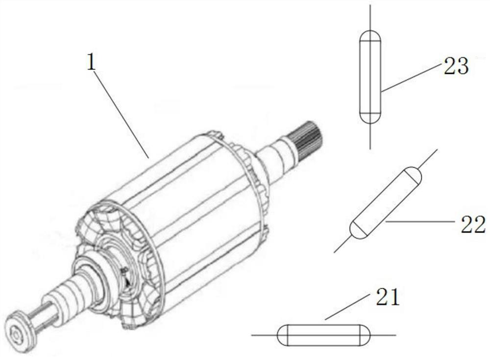 Motor rotating speed measuring device