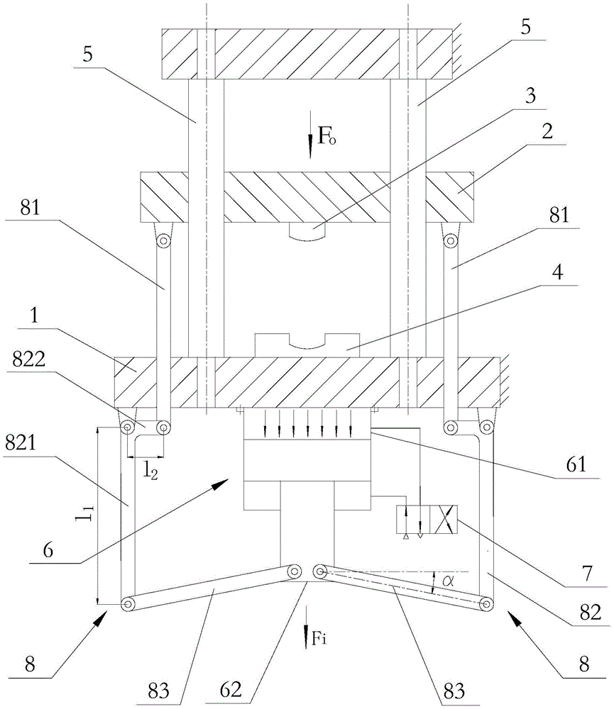 A Pneumatic Amplified Tie Rod Press