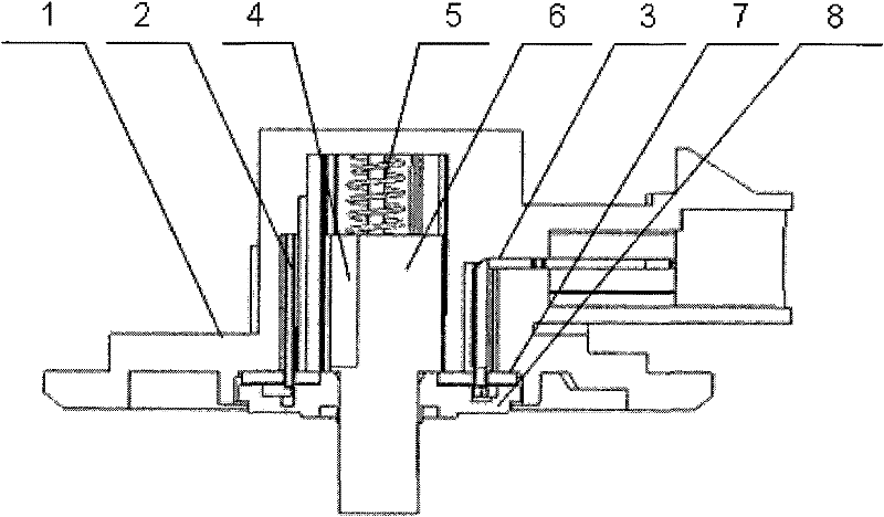 Noncontact-type EGR (Exhaust Gas Recirculation) valve position sensor