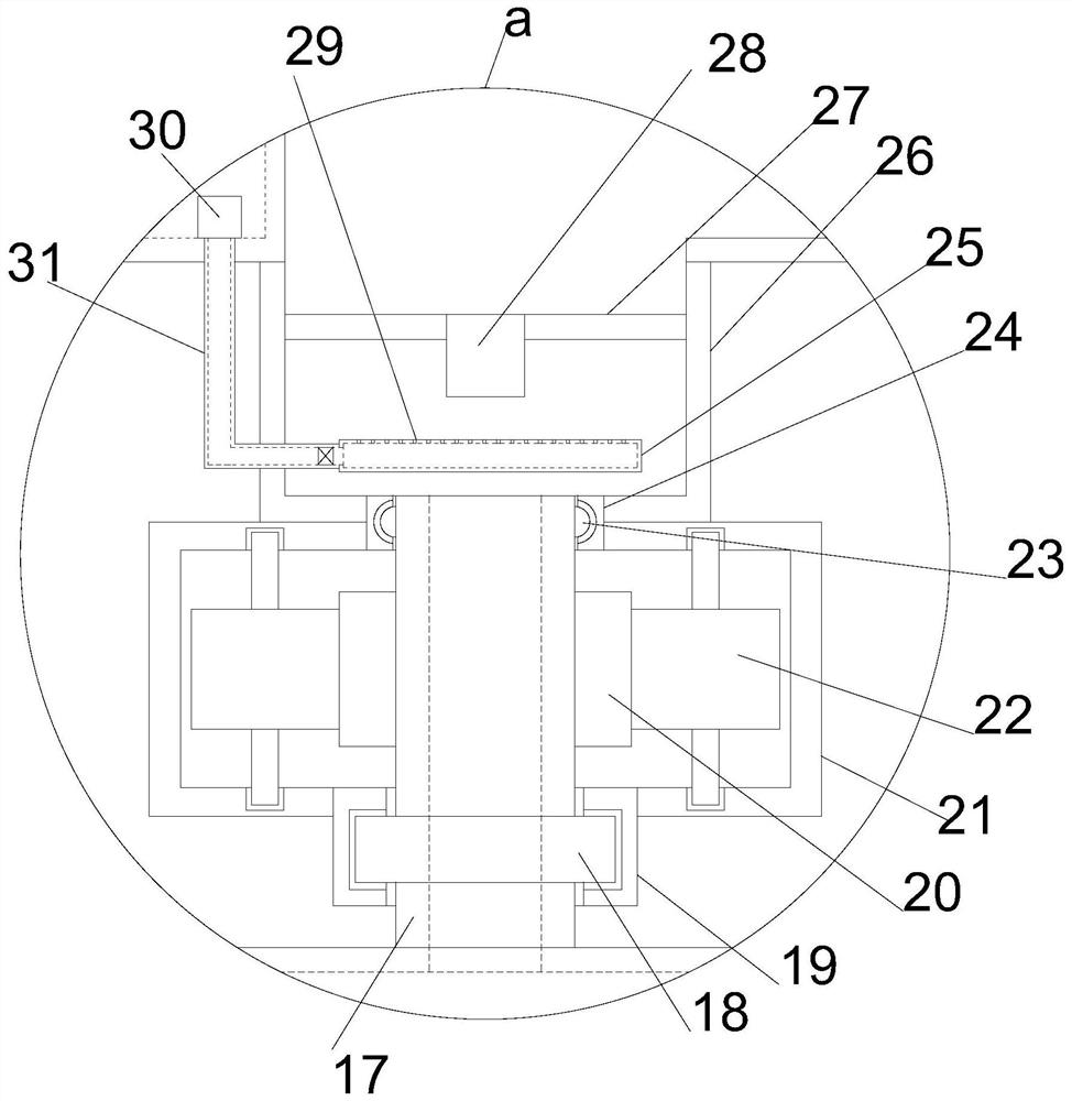 Special spraying device suitable for sorghum planting