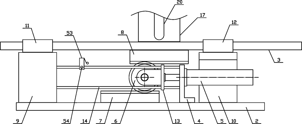 Rivet continuous pressing and connecting mechanism