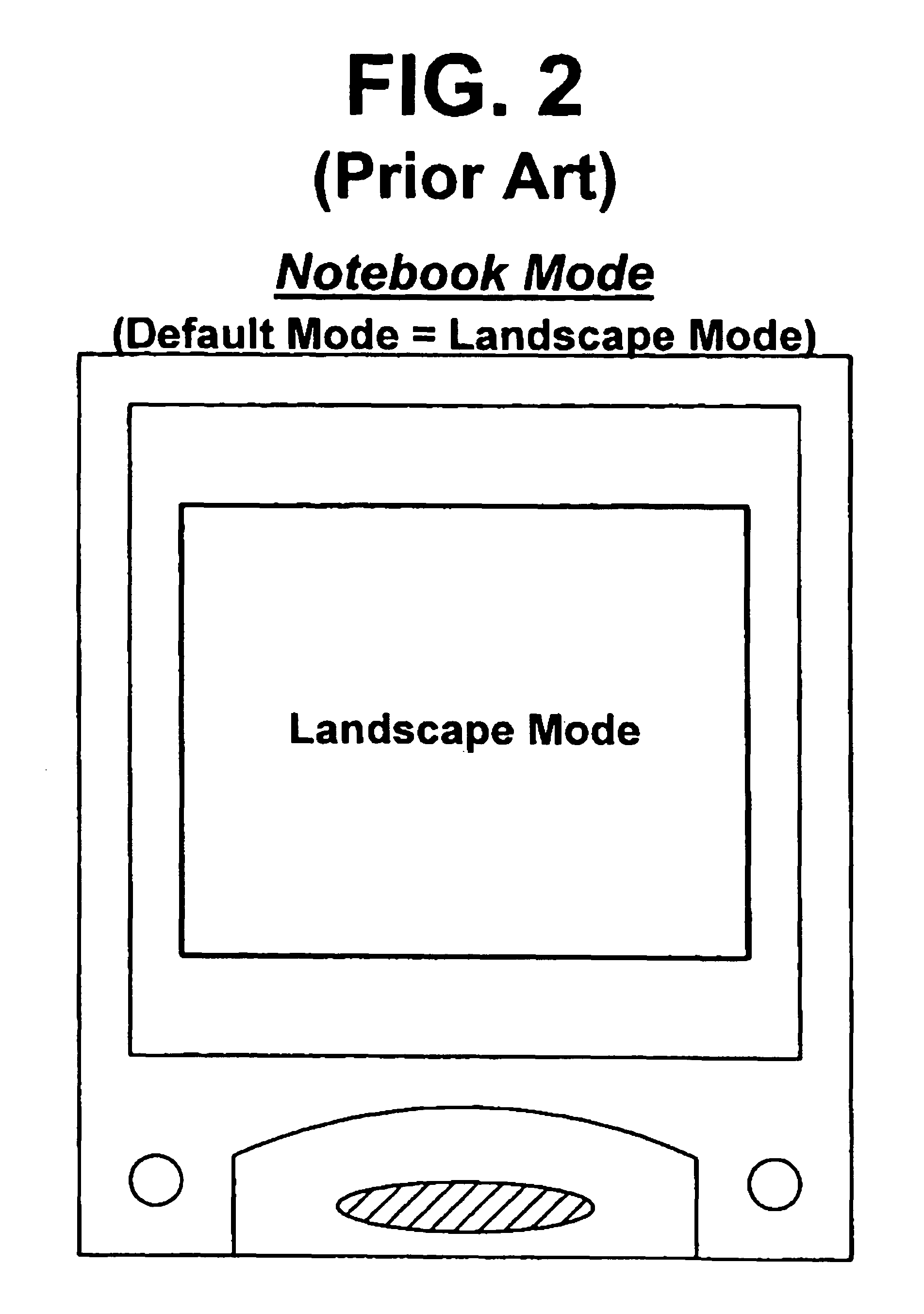 Method for controlling display mode in portable computer