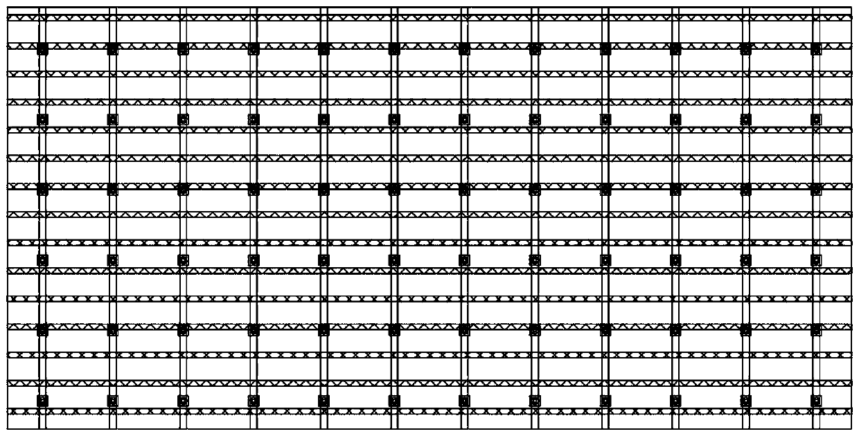 Reinforcing method for single-sided shear wall template by top-down method of basement