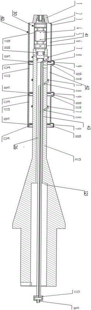Novel thermal insulation system for free jet flow force measuring test model