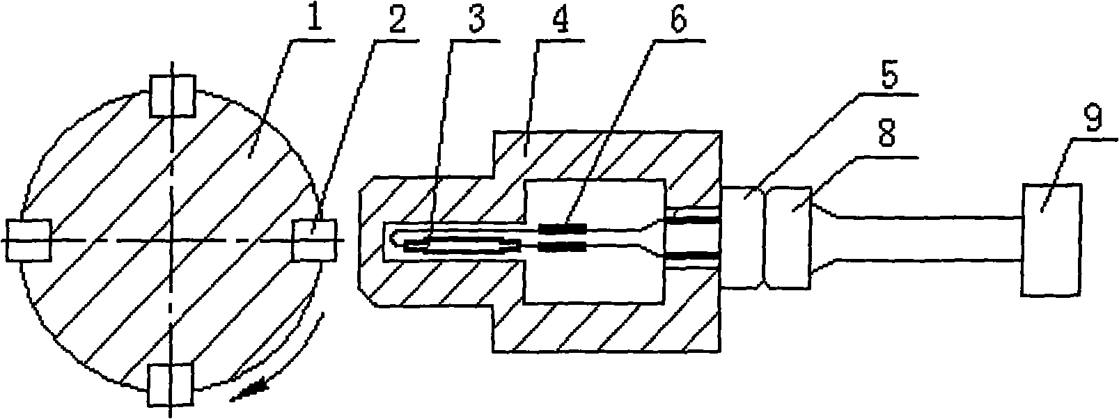 Non-contact type tachometric sensor