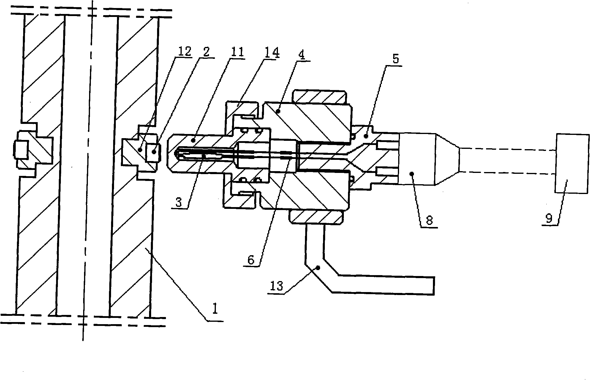 Non-contact type tachometric sensor