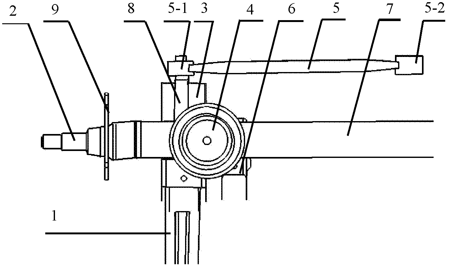 Trailing arm suspending frame with double-transverse stay bar structure