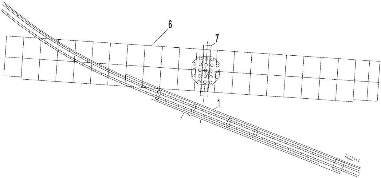 Secondary rotation construction method for horizontal rotation bridge