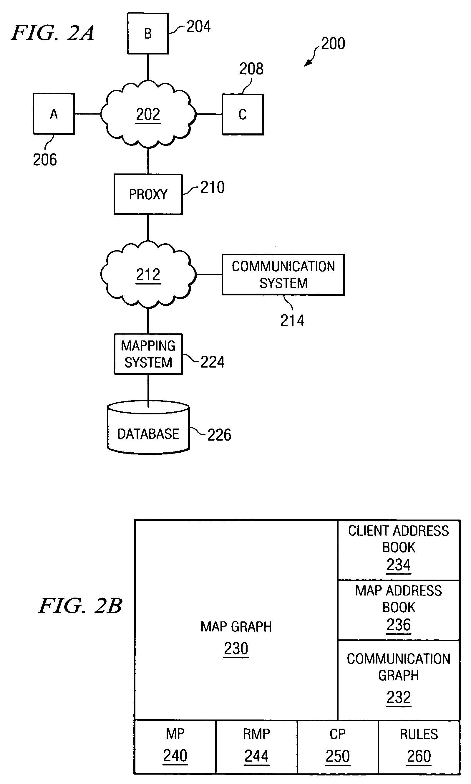 Method for distributing and geographically load balancing location aware communication device client-proxy applications