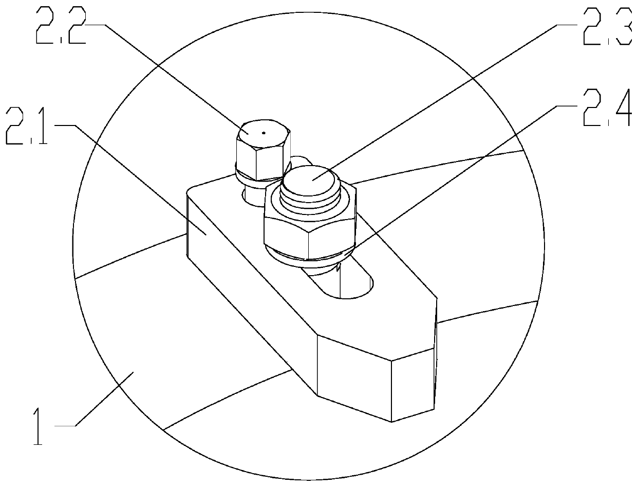 Hole machining fixture for irregular thin-wall cavity parts
