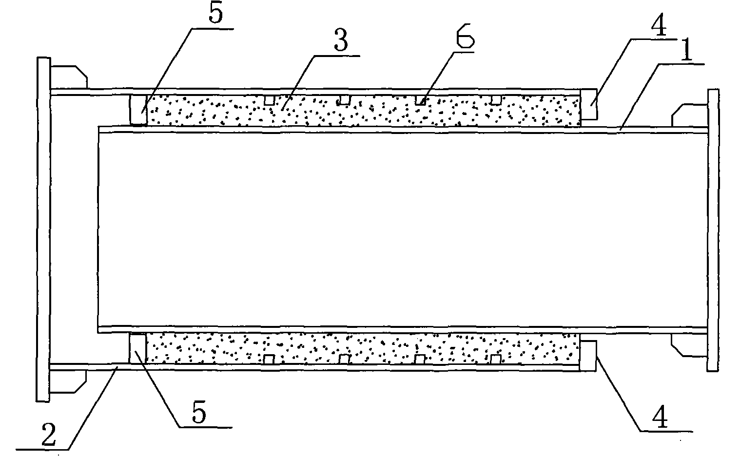 Sleeve dissipative element with shear key