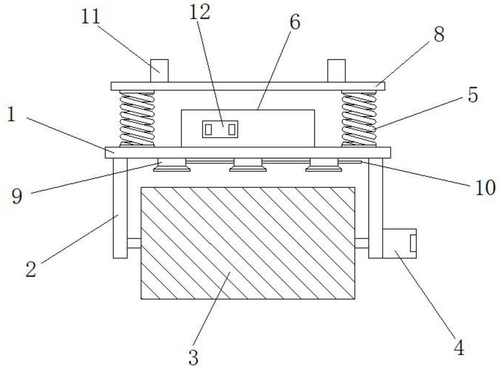 Vibration dust removal device for street lamp shade