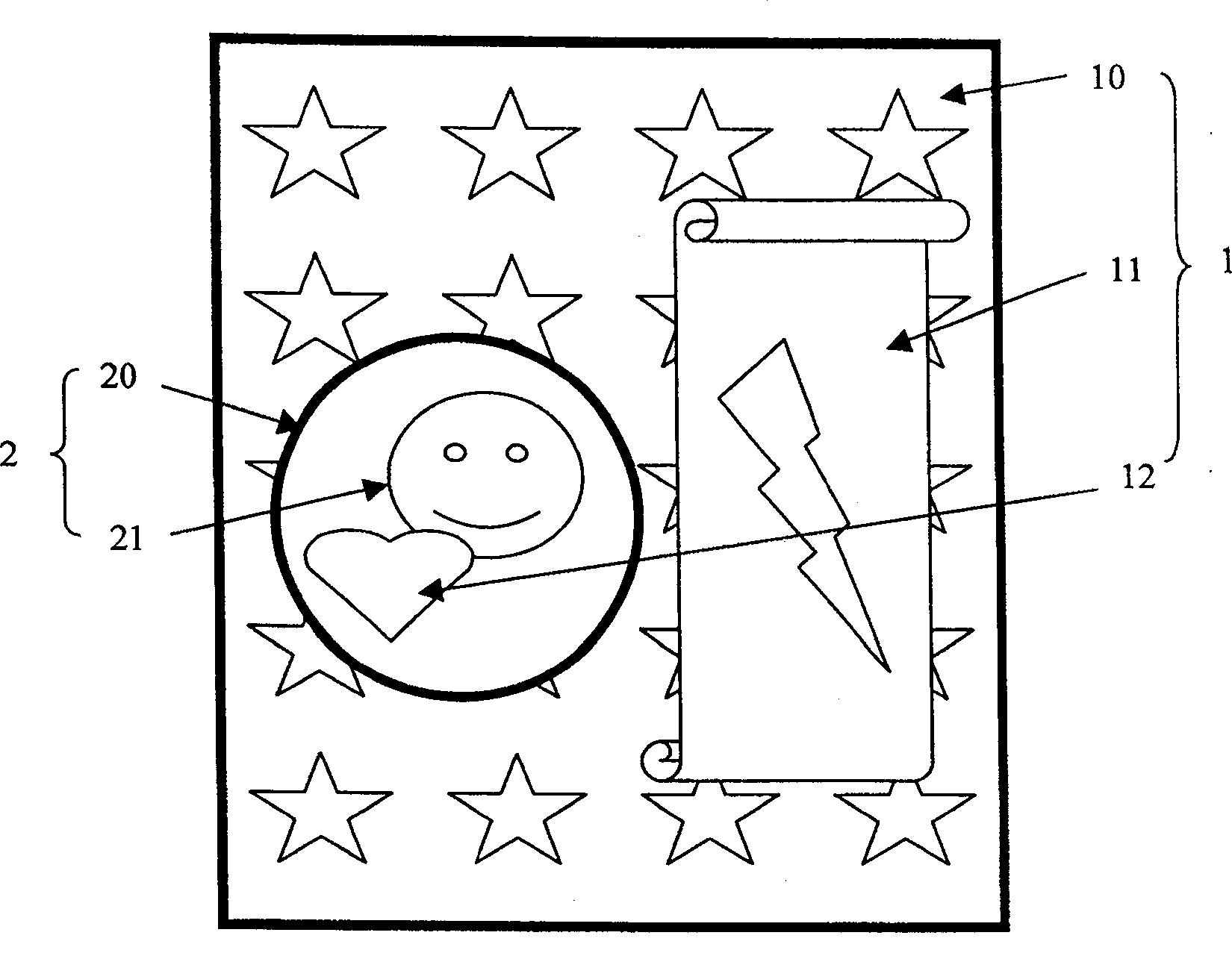 Method for rapid generating customizing cartoon with flat image as basic