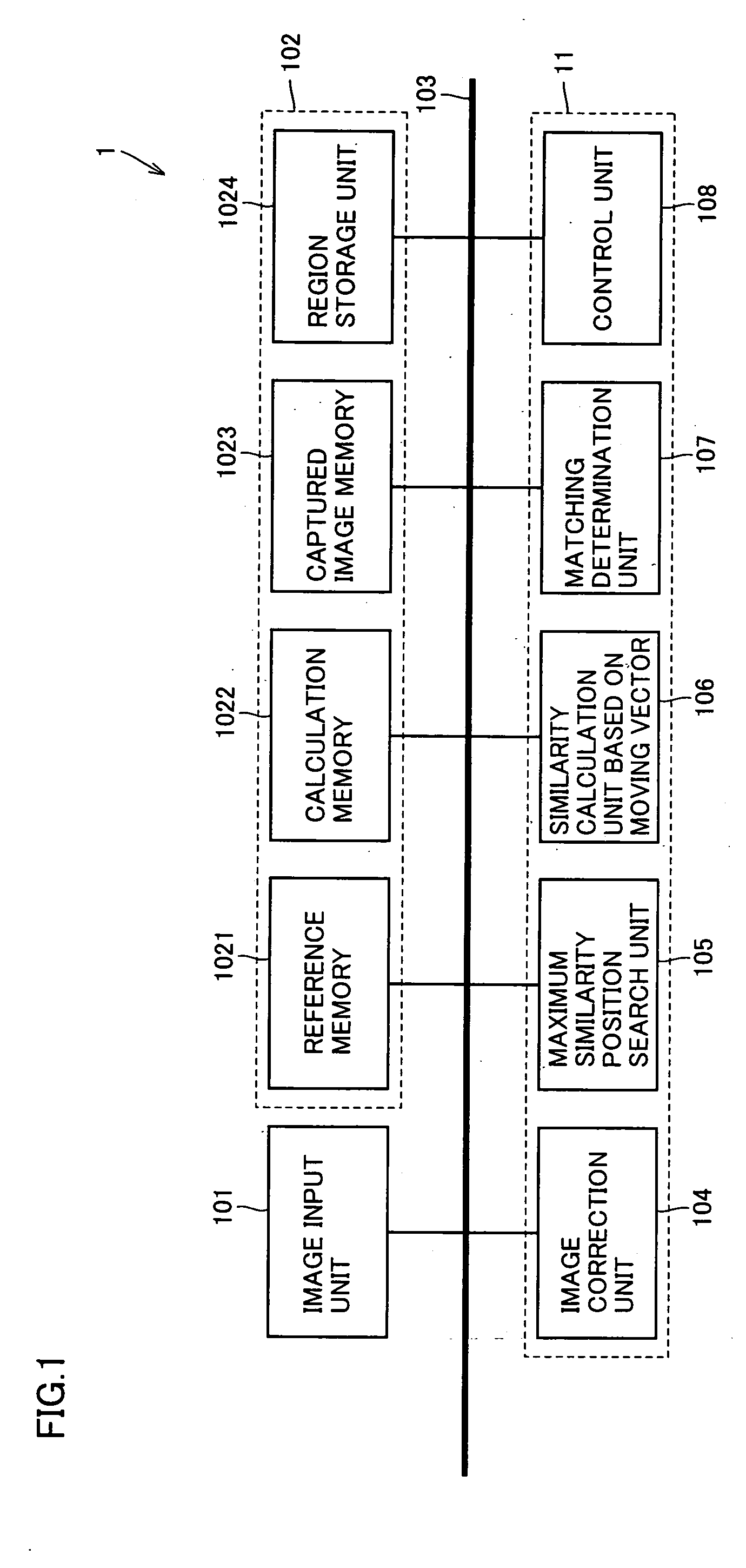 Image matching device capable of performing image matching process in short processing time with low power consumption
