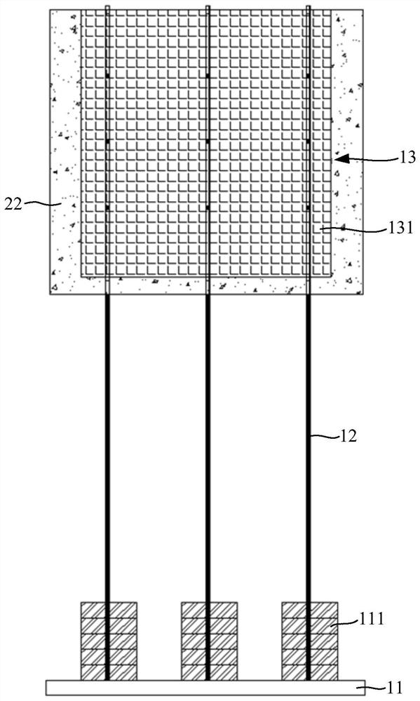 Positioning device for pre-embedded steel plate and its construction method