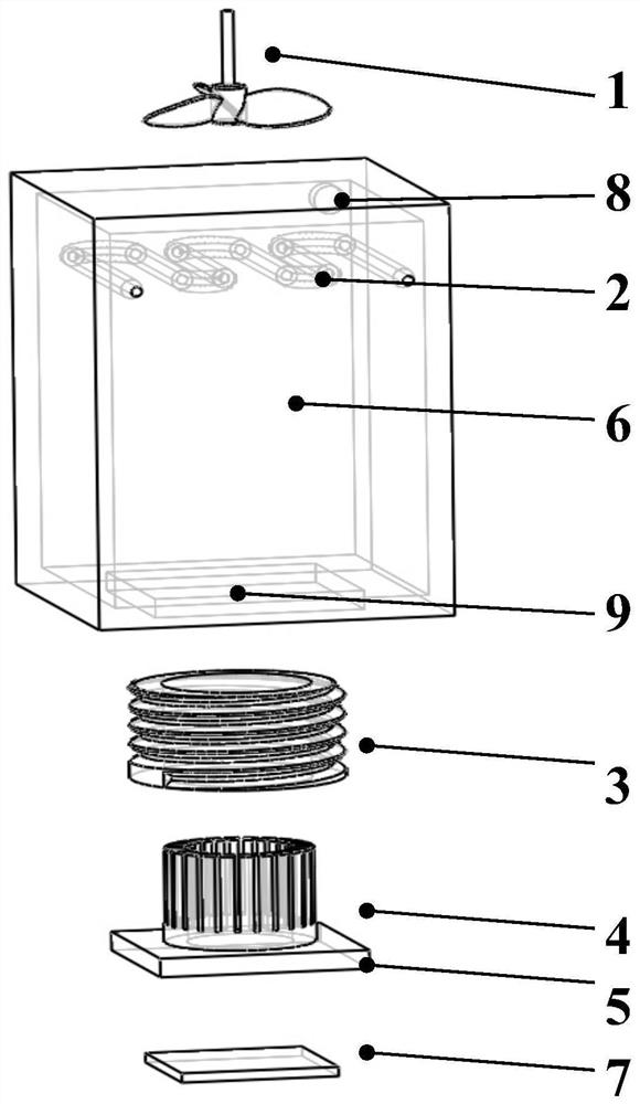 A mechanical disturbance driven submerged liquid-cooled sintered capillary core copper-based heat sink