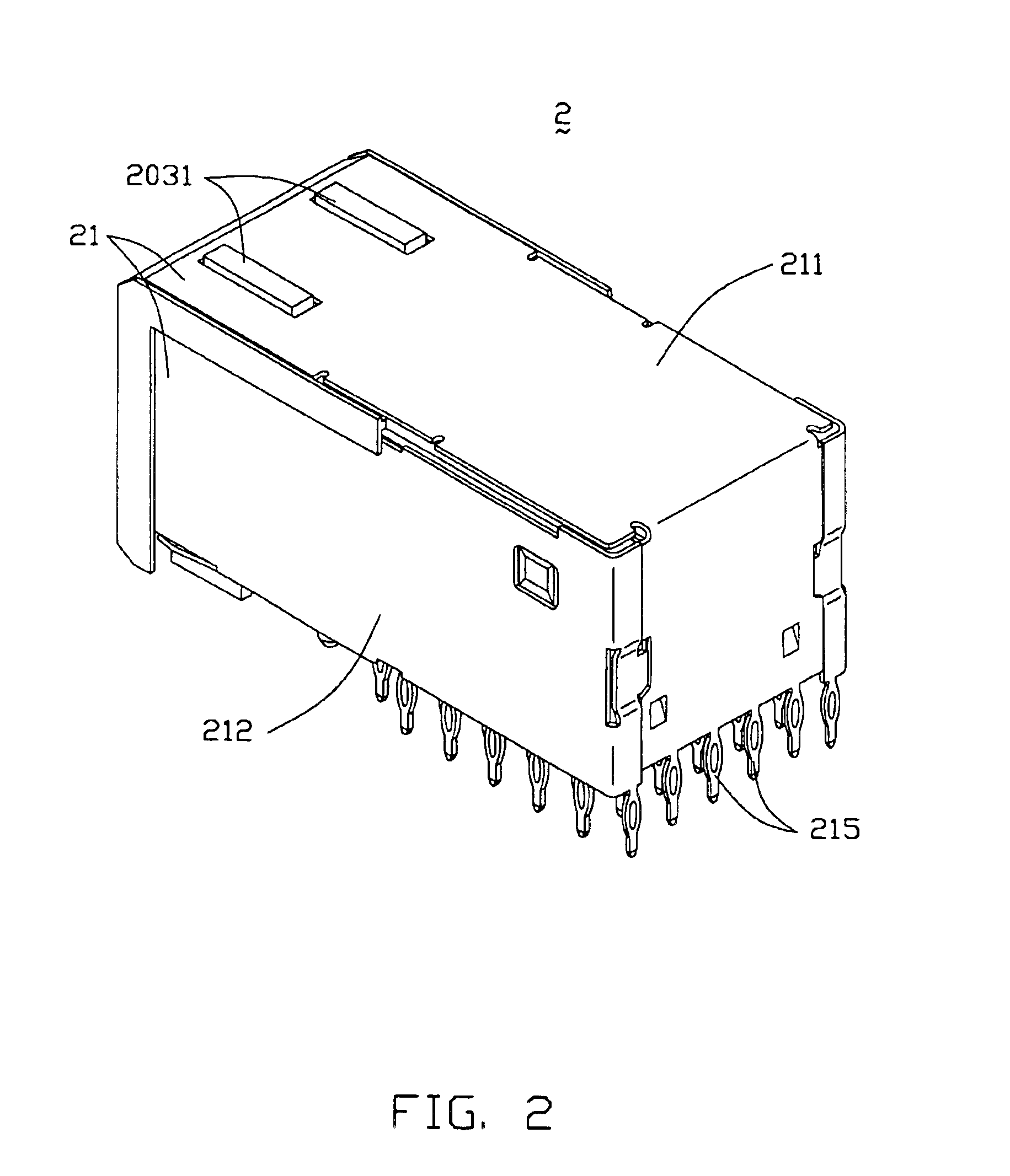 Electrical connector assembly having improved grounding means