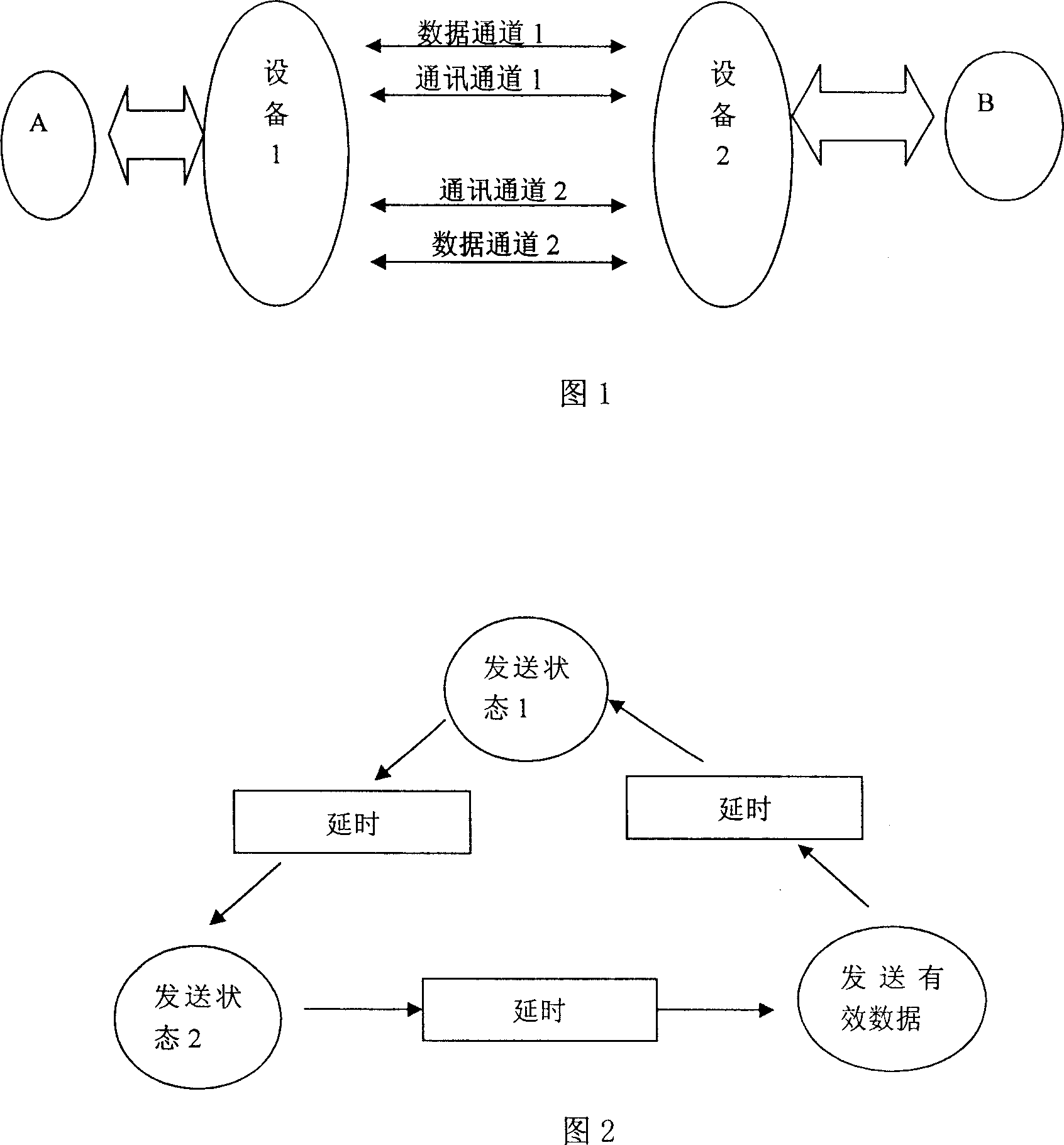 Master and slave converting method for communication link circuit