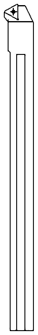 Processing method of deep blind hole