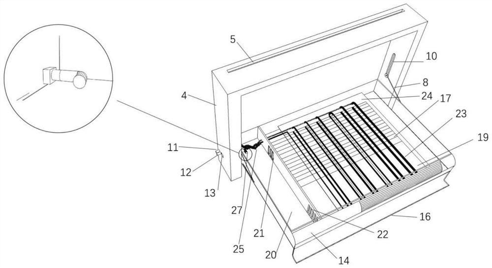 Day and night dual-purpose directional heating wall bed