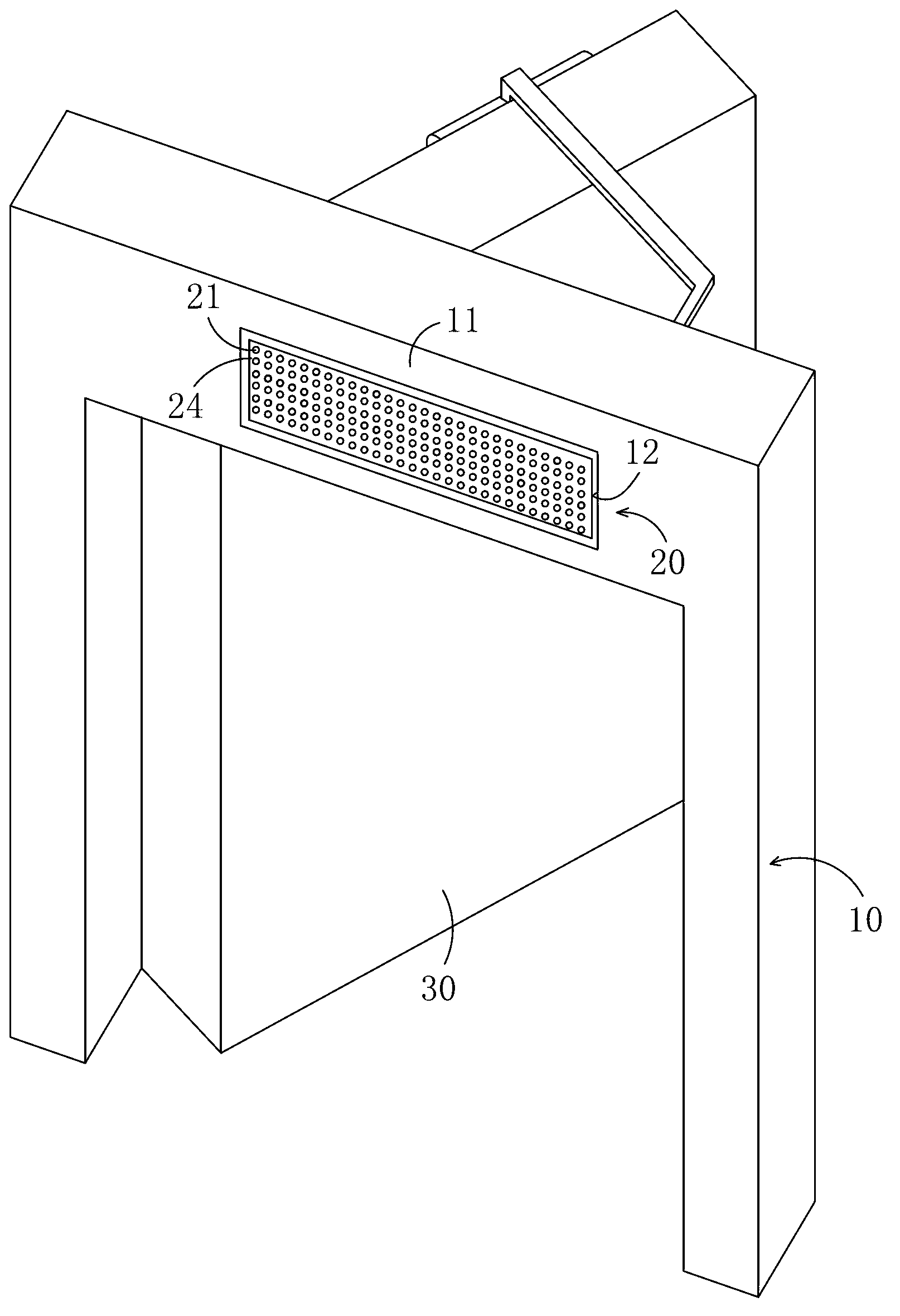 Fireproof door with escape lighting function