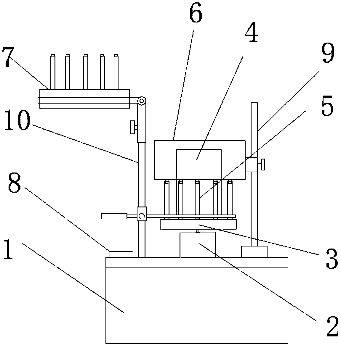 Spring machining and deburring treatment device