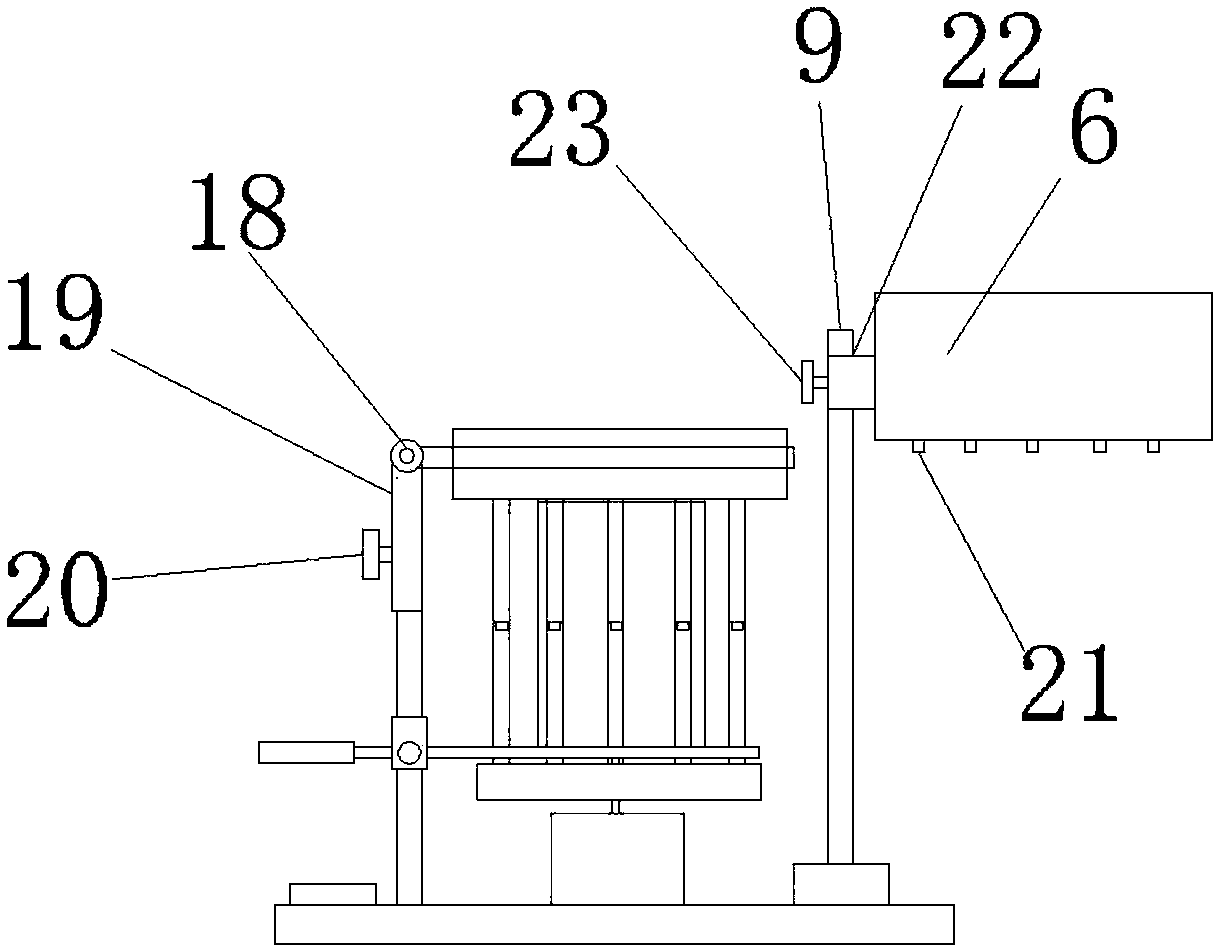 Spring machining and deburring treatment device