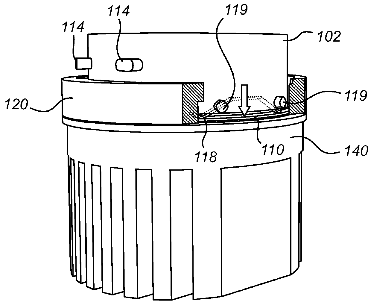 Lighting assembly and socket