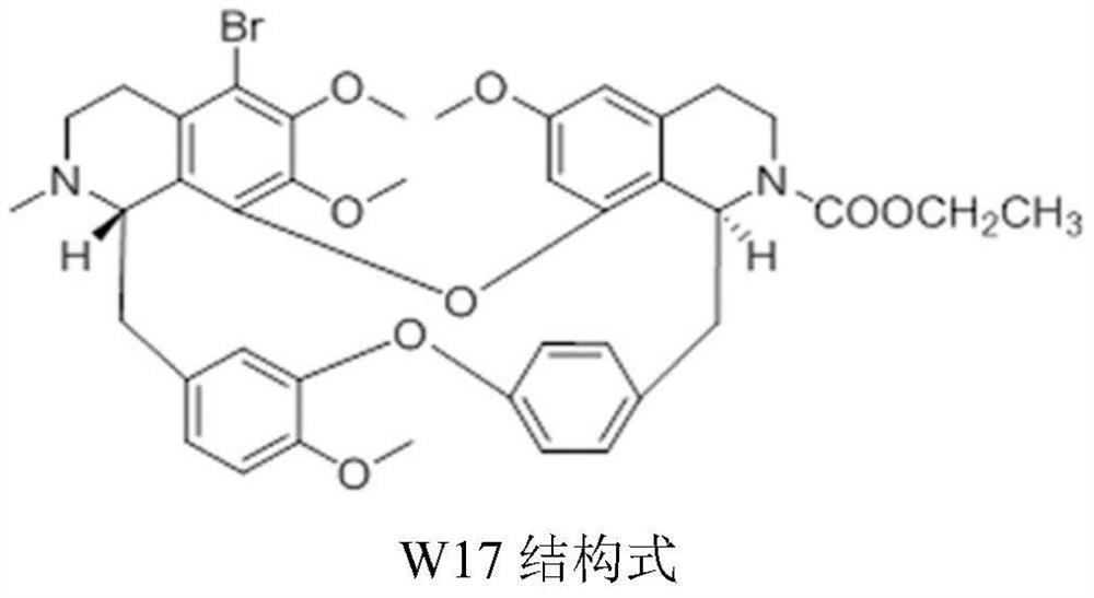 A kind of crystal form of ethyl 5-bromotetrandrine formate and its preparation method