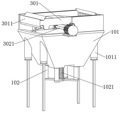 Discharging mechanism applied to automatic mechanical equipment