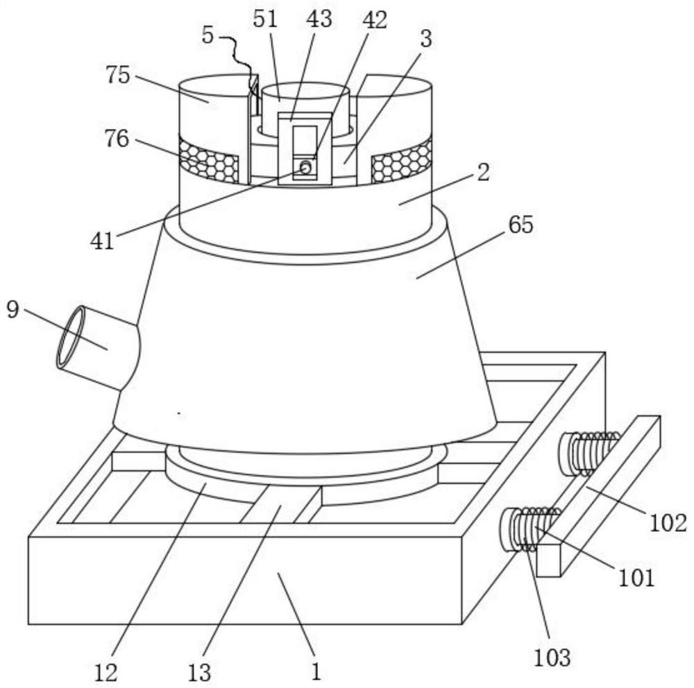 Processing equipment with all-dimensional drying function for new material production and method