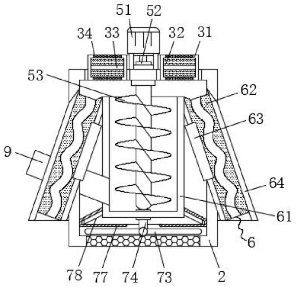 Processing equipment with all-dimensional drying function for new material production and method