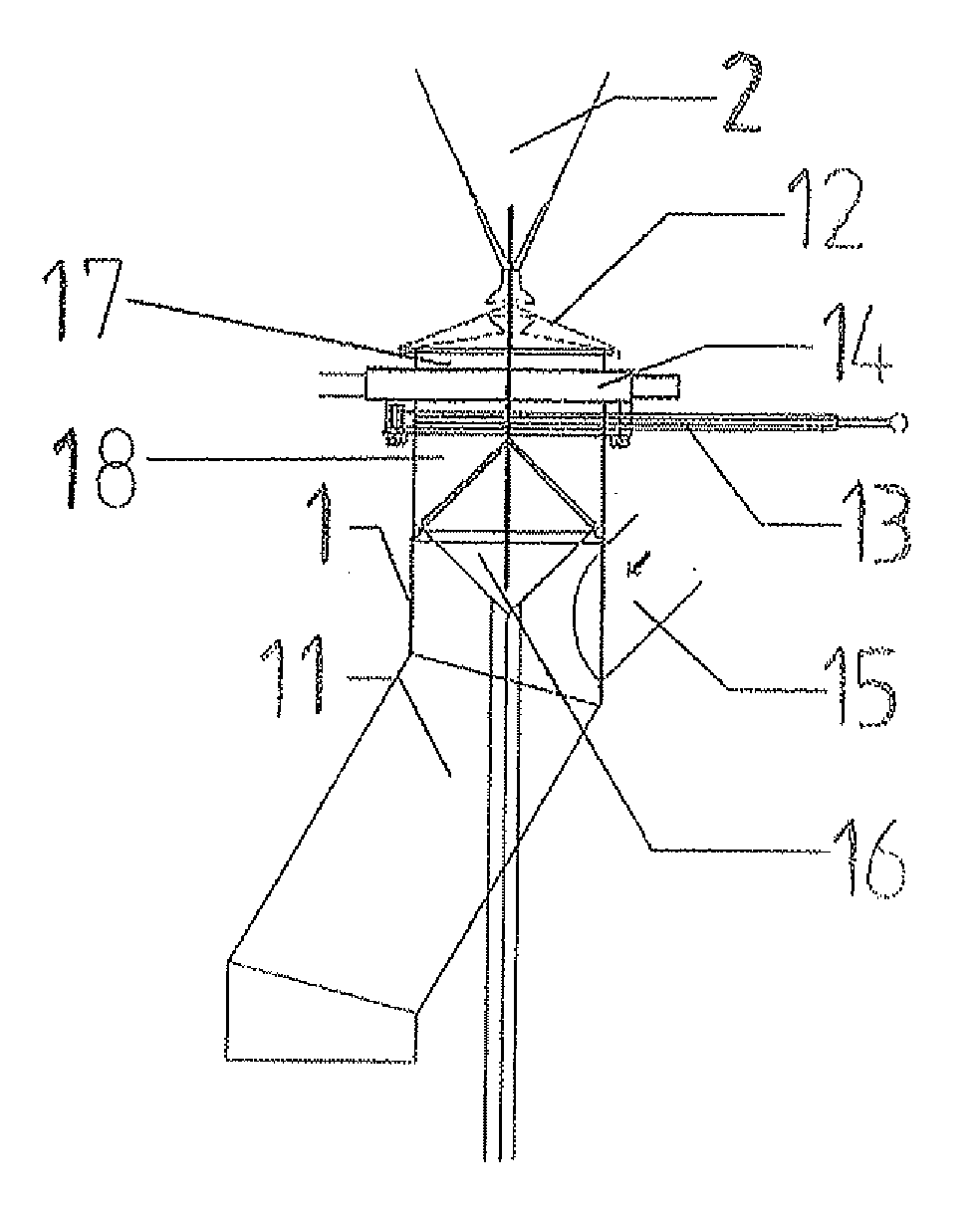 Arrangement and method for unloading raw material