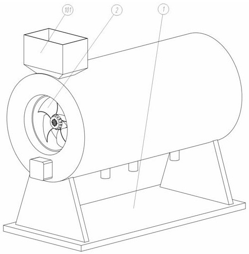 Device for separating coarse powder from fine powder after crushing of traditional Chinese medicine components