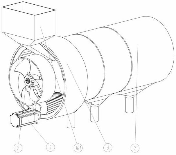 Device for separating coarse powder from fine powder after crushing of traditional Chinese medicine components