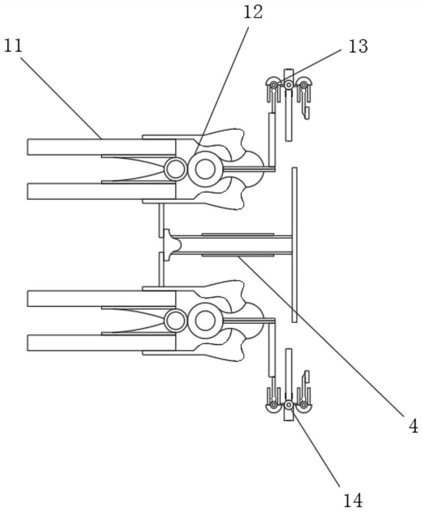 Land sewage purification equipment for realizing phosphorus material collection by utilizing movable sliding plate