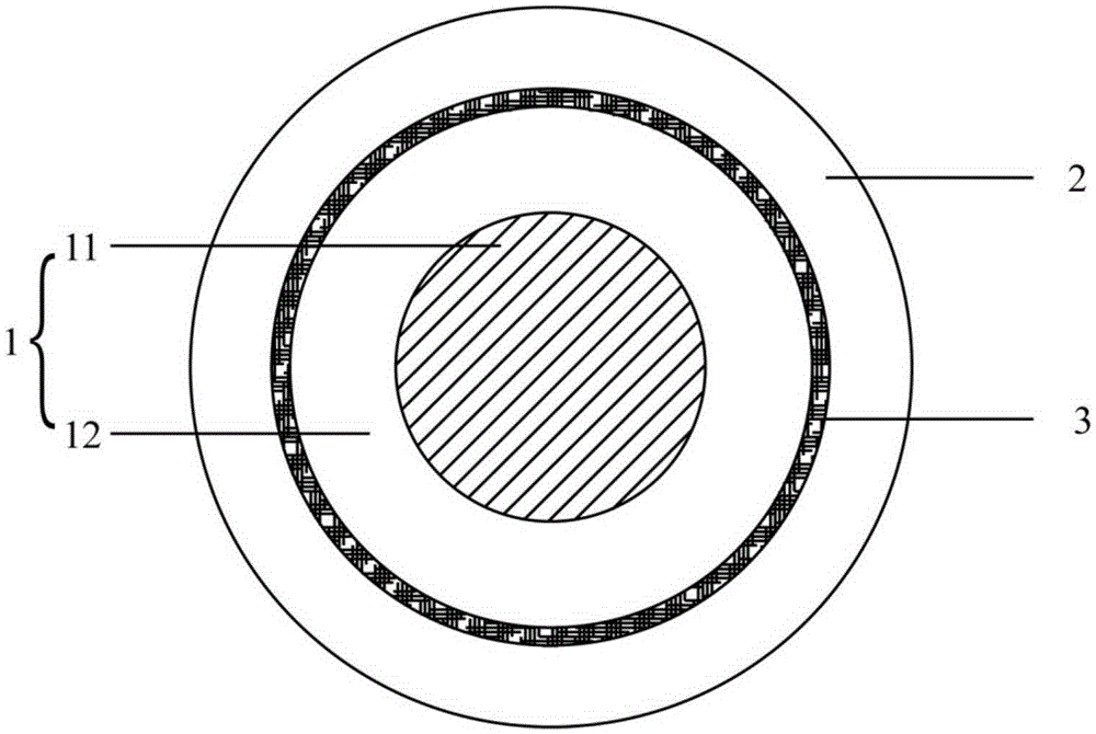 Cable for boarding bridge