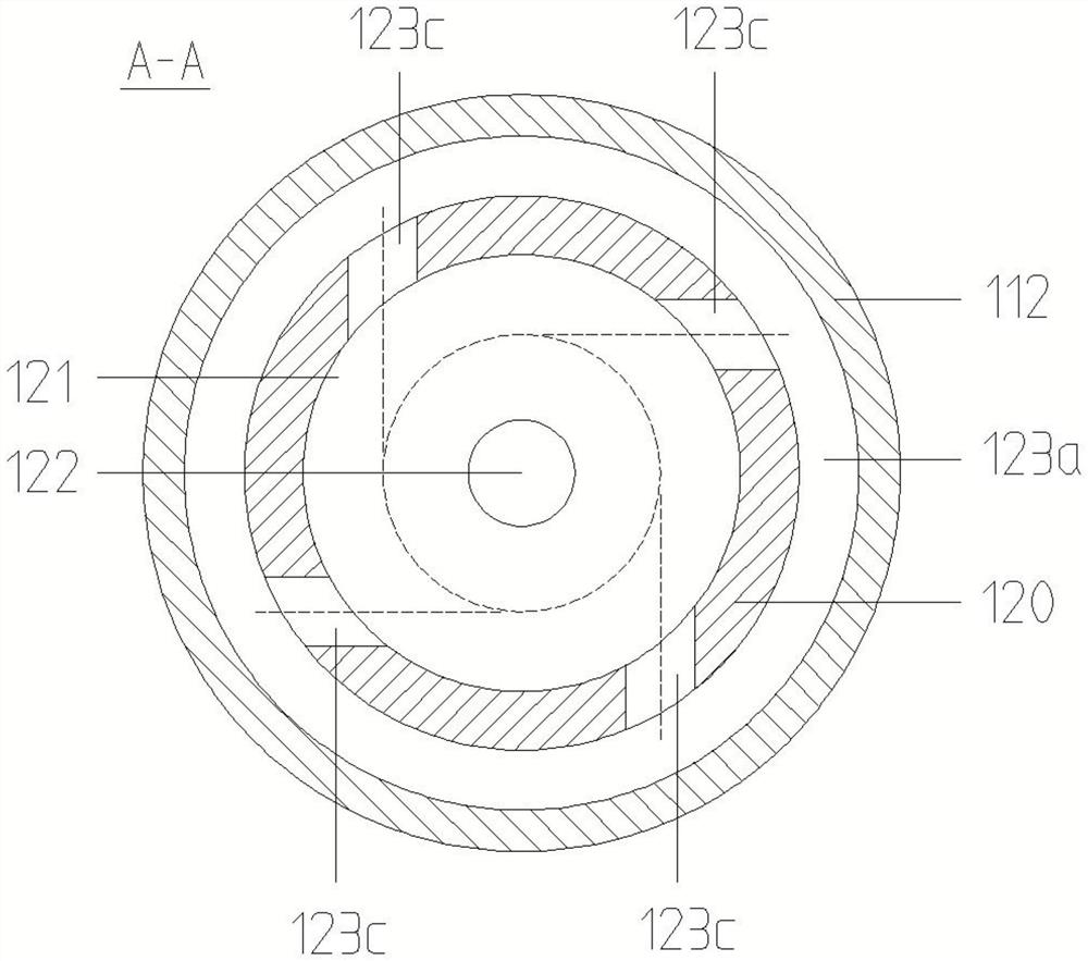 Nozzle core component and fuel injector